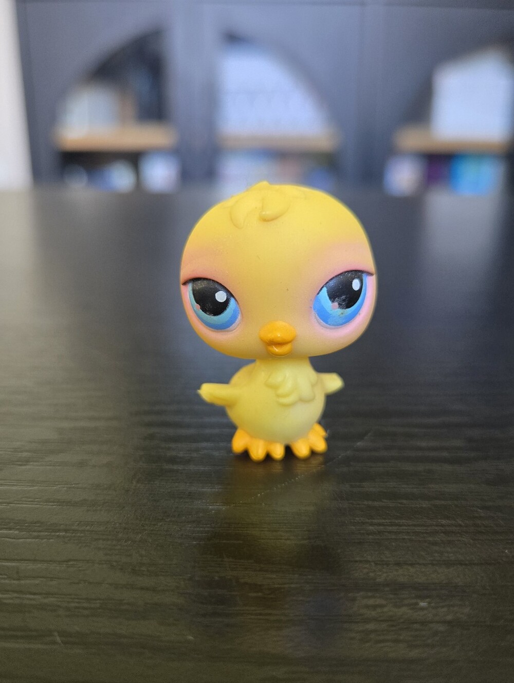 Littlest Pet Shop LPS Yellow Chick Blue Eyes Figure #13